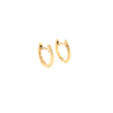Gold Huggie Earrings 14k Yellow Gold - 11.5mm