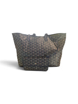 Goyard Navy Goyardine Saint Louis PM- Blue with pouch