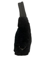 Prada Re Edition 2000 Terry Mini Bag - Black & White right side