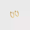 Gold Huggie Earrings 14k Yellow Gold - 11.5mm video