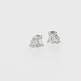 Lab Grown Diamond Toi et Moi Stud Earrings 14k White Gold - 2.51ctw video